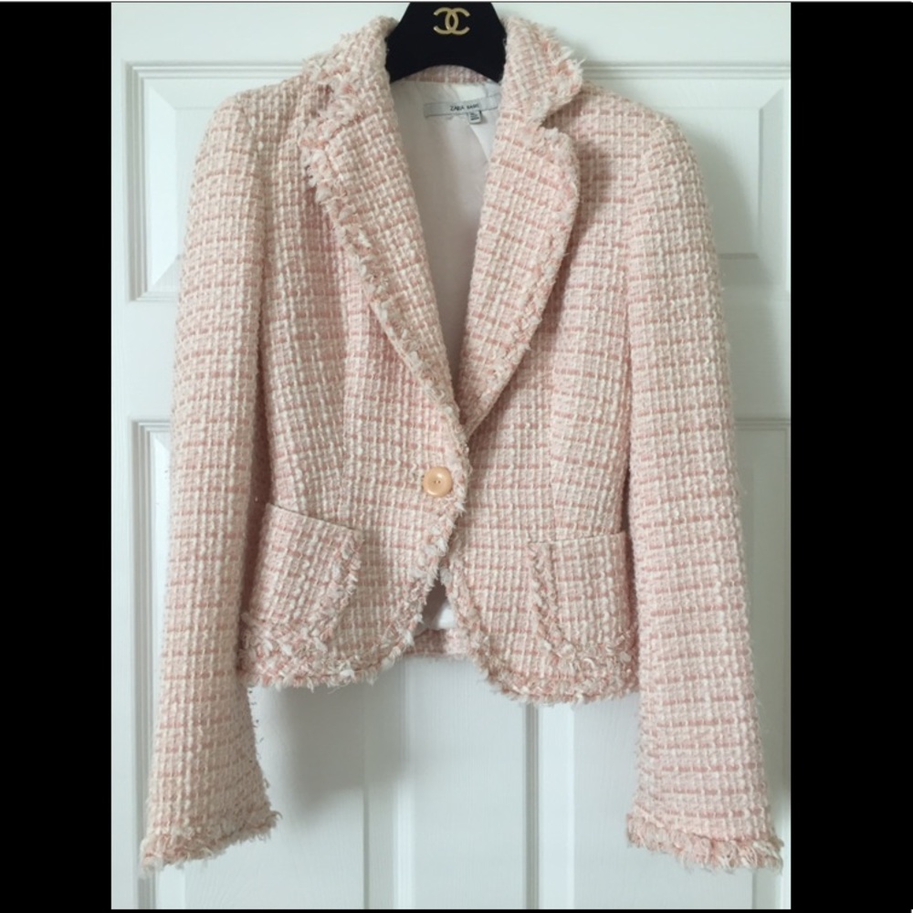Pink Tweed Jacket